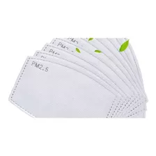 5 Pz Filtros 2.5 5 Capas Carbón Activado Cubrebocas Adulto 