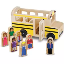 Ônibus Escolar Clássico De Madeira Melissa & Doug