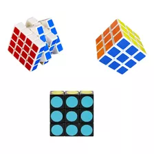 Cubos Magicos De Rubiks Pack X 3 St