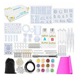 Xevfitn Epoxy Resin Molds Jewelry Making Kit For Beginners,