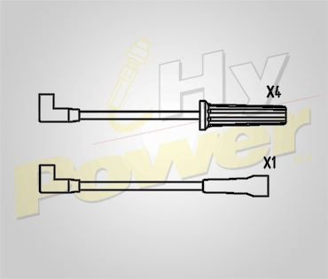 Jgo Cables Buja Epdm Para Daewoo Espero 1.8l 4cil 1999 Foto 2