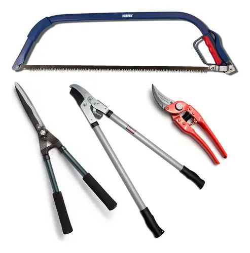 Kit 3 Tijeras De Podar + Arco Sierra Montaraz 24  Bremen Dgm Gris
