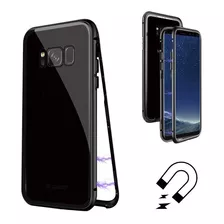 Funda Magnetica Aluminio Y Cristal Samsung S8/s8+/s9/s9+/s10