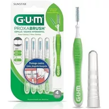 Escova Interdental Proxa Brush 1.1 Fina Verde C/4 Gum