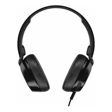 Audífonos Skullcandy Riff, Alambricos Color Black Con Luz Led