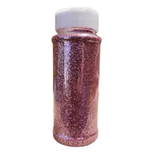 Escarcha Purpurina Glitter Con Dosificador 100 Gramos Color Rosado