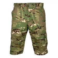 Bermuda Militar Tática Hunter Bélica - Camuflada Multicam