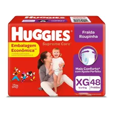 Fraldas Descartáveis Infantis Roupinha Supreme Care Disney Tamanho Xg Com 48 Unidades Huggies