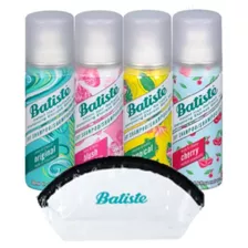 Pack 4 Shampoo Mini Batiste 50 Ml + Cosmetiquero 