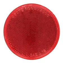 Grote 40062 Reflector Adhesivo Redondo Sellado Rojo De 3 