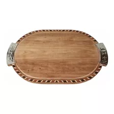 Tabla Pacara C/alpaca Taraceada Oval 50cm (74099)