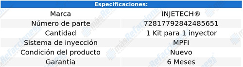 Repuesto P/1 Inyector Expo L4 2.4l De 1993 A 1995 Injetech Foto 2