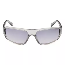 Lentes De Sol Gris Espejados Guess Gu0008020c