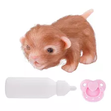 Brinquedo De Cachorro Reborn Em Miniatura, Boneca De Animal