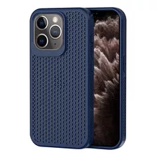 Funda De Disipación De Calor Azul Oscuro Para iPhone 11 Pro