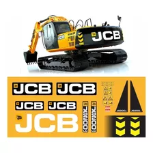  Kit Adesivo Escavadeira Jcb Js200 Lc + Etiqueta Mk 