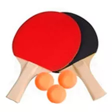 Tênis De Mesa Ping Pong C/05 Peças- Sem Rede