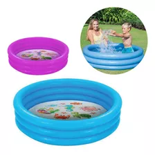 Piscina Infantil Inflavel Redonda 110 Litros Divertida Verão