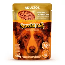 Alimento Special Dog Premium Especial Para Cão Adulto Todos Os Tamanhos Sabor Frango Em Saco De 100g