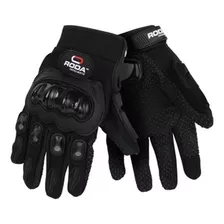 Guantes Roda Con Limpia Mica/touchscreen Color Negro Talla G