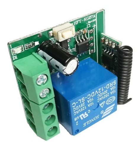 Receptor 433 Mhz Relevador A Control Remoto 12v Programable