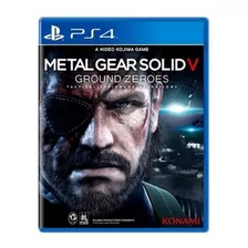 Jogo Ps4 Playstation - Metal Gear Solid V Ground Zeroes Novo