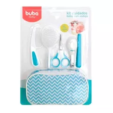 Kit Cuidados Baby Com Estojo Buba Baby Azul