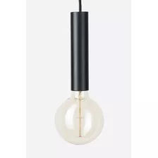 Lampara Colgante Negro 20cm Moderno Led Antonio Ikon