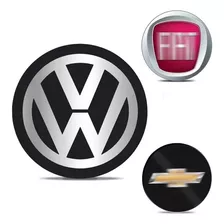 Adesivos Emblema Volkswagen Fiat Chevrolet 58mm