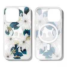Funda Para iPhone 14 Pro Case Floral Comp Magsafe A Prueba C