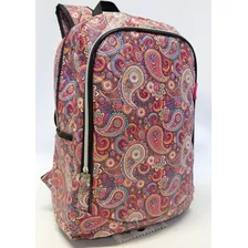 Mochila Feminina Escolar C/ Alça Grande 42 Cm Arabesco Aig