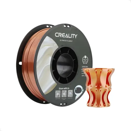 Filamento 3D Creality Cr-Silk Pla De 1 Kg, Color Rojo Cobre
