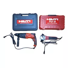 2x1 Esmeriladora Angular + Rotomartillo Demoledor Sds Plus Color Pareja-hilti Frecuencia 60