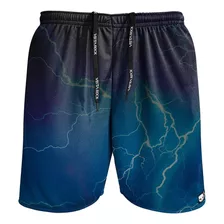 Bermuda Dry Fit Vista Rock Raios Azul