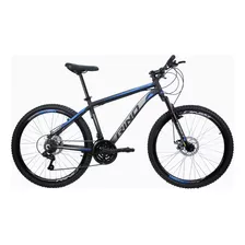 Bicicleta Aro 26 Rino Everest - 21 Vel. Cambios Shimano Cor Preto/azul Tamanho Do Quadro 15