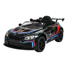 Auto A Batería 12v Deportivo Bmw M6 Gt3 Cuero Goma Luces Usb