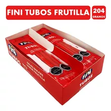 Gomitas Fini Tubos Sabor Frutilla 204g (display 12 Unidades)