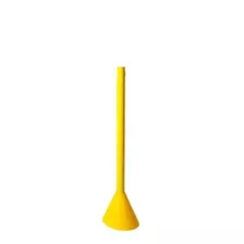 Pedestal Plastico Amarelo Sinalização Liso Unidade 90 Cm