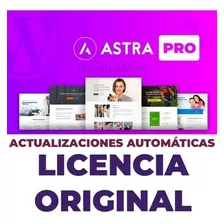 Astra Pro Plugin Wordpress - Licencia Original 1 Año
