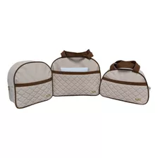 Kit Bolsa Bebê Saída Maternidade Com Mochila Veneza Luxo