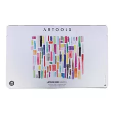 Lápis De Cor Aquarelável Artools Aquarell Com 36 Cores