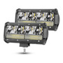 Led Faros De 5x7 6x7 H4 Jeep Blanco Ambar Flechas 4x4 Yj Xj