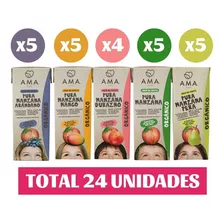 Mix Jugo De Fruta Orgánico Ama Time 24x200cc Tetra