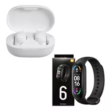 Combo Reloj Smartband M6 + Auricular Inalambrico A6s