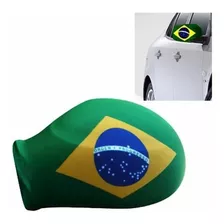 Kit Bandeira Do Brasil 02 Capa Retrovisor Copa Do Mundo