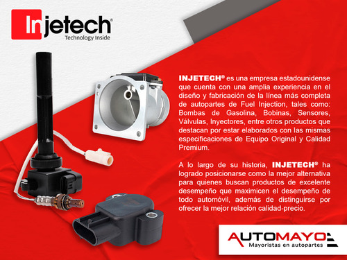 Un Inyector Combustible Injetech Avalon L4 2.5l Toyota 2013 Foto 5