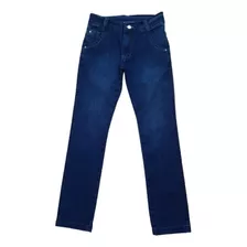 Calça Jeans Masculina Meninos Infantil Juvenil Com Lycra