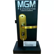 Fechadura Para Porta Externa Bronze Stilo Alavanca Mgm