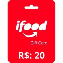 Gift Card Ifood Cartão Presente R$20 Digital Via Chat