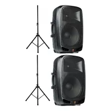 Kit 2 Caixas De Som Multiuso Staner Ps 1501 Bt Usb Sd Fm200w